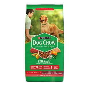 Dog Chow Adultos Carne y Pollo Razas Medianas y Grandes