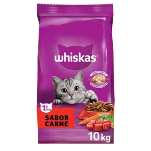 Whiskas Gatos Adultos Sabor Carne 10 Kilos