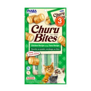 Churu Bites de Pollo con Atún (3 Tubos)