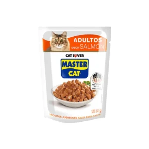 Alimento Trocitos Master Cat Adulto Salmón 85 gr