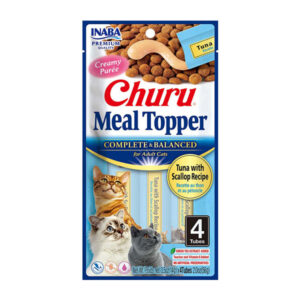 Churu Meal Topper Atún with Scallop Recipe - 4 Tubos