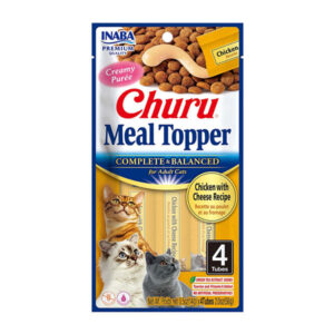 Churu Meal Topper Chicken with Cheese Recipe - 4 Tubos